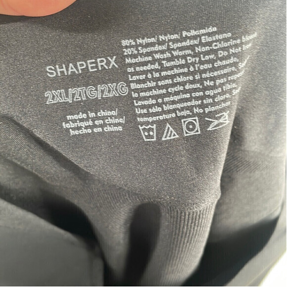 SHAPERX Tummy Control Shapewear  Seamless Bodysuit Open Bust Shaper Shorts 2XL - Picture 6 of 16